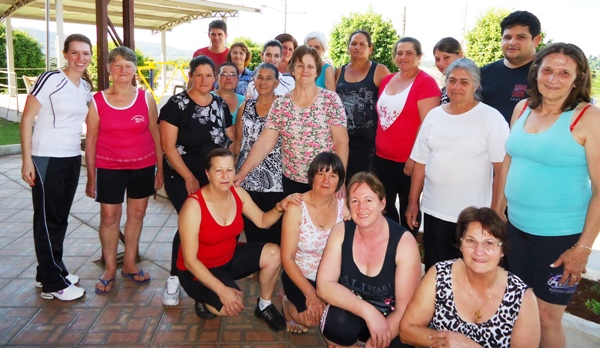 NAAB Juntamente com  o Professor Valdecir Desenvolveu Atividade com o Grupo de Mulheres